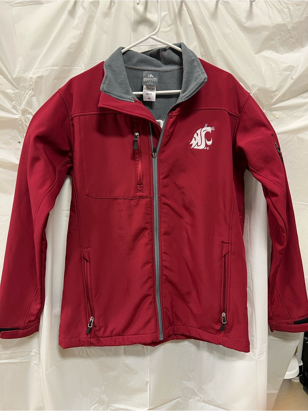 Washington State Cougars Red Softshell Jacket Knights apparel